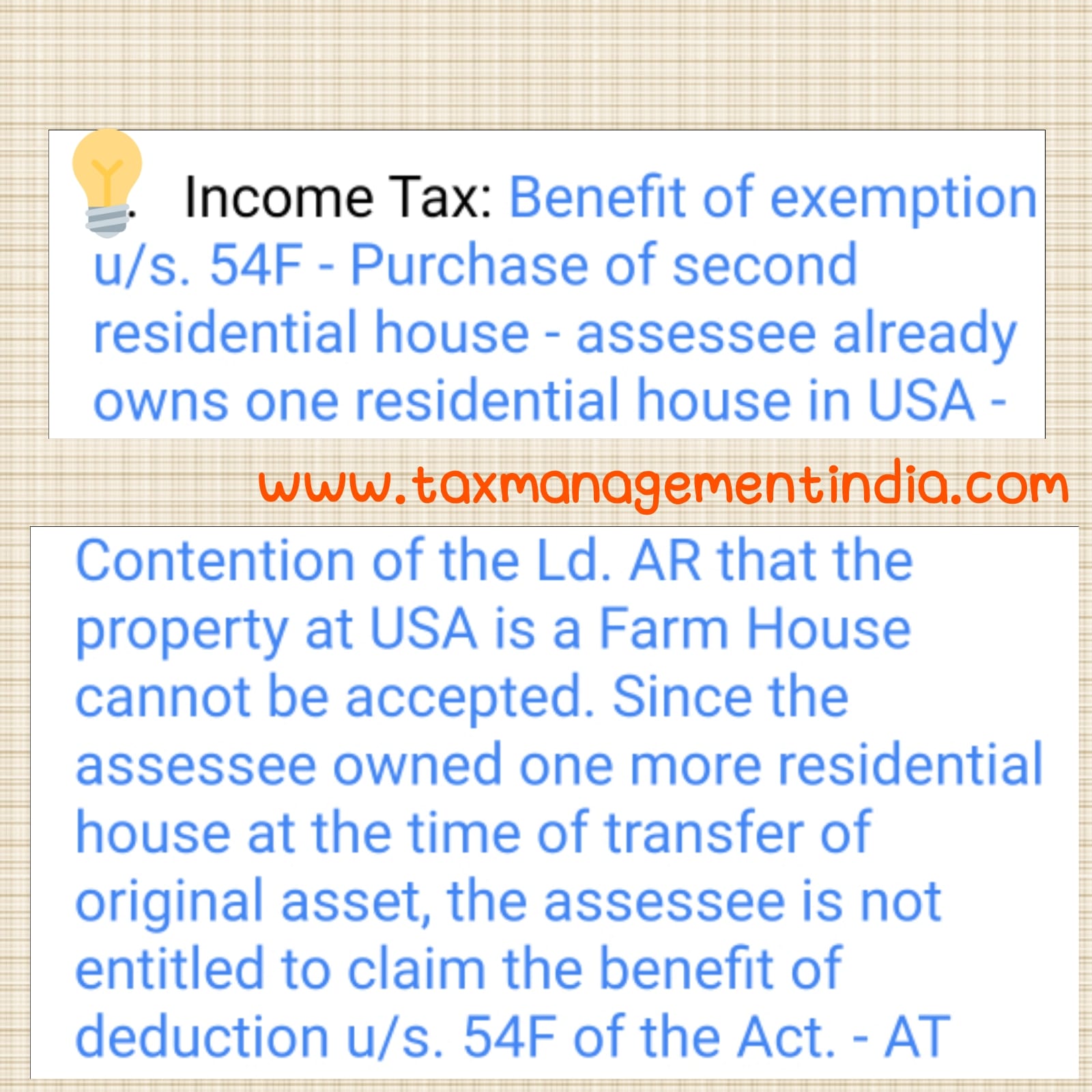 income-tax-ltcg-benefit-of-exemption-u-s-54f-purchase-of-second